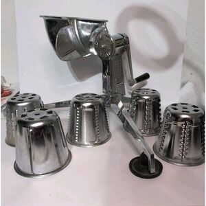Saladmaster Machine Food Processor Slicer Grater Shredder Chopper w/ 5 Cones